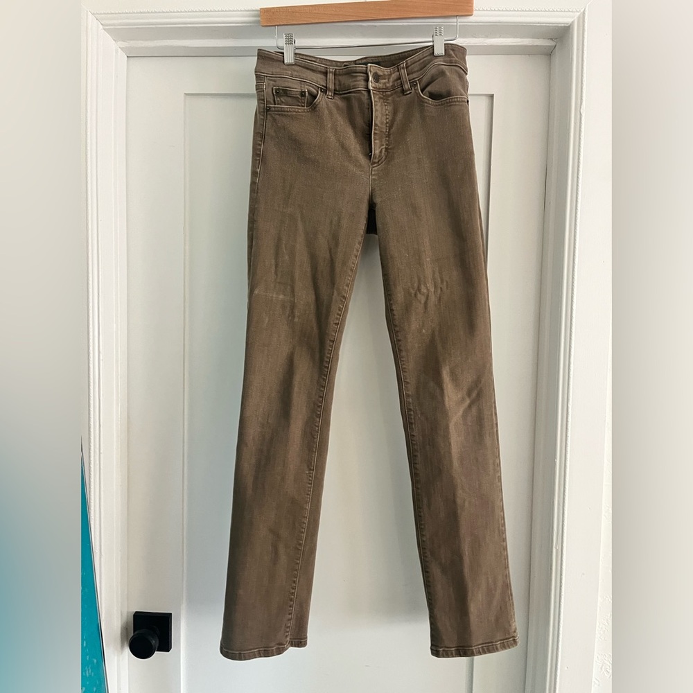 Ralph Lauren Tan Denim Jeans Size 4 inseam 31”